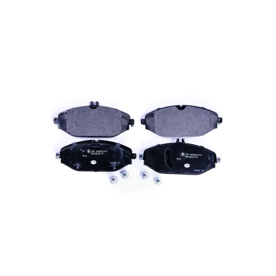 Abbildung von HELLA 8DB 355 021 921 Bremsbelagsatz für Verschleißwarnanzeiger vorbereitet mit Bremssattelschrauben MERCEDES BENZ: C Class Saloon, E Saloon