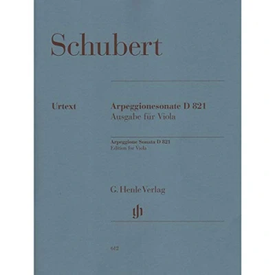 Abbildung von Sonate für Klavier und Arpeggione a moll D 821 (op. post.): Ausgbe Viola: Instrumentation: Viola and Piano (G. Henle Urtext Ausgabe)