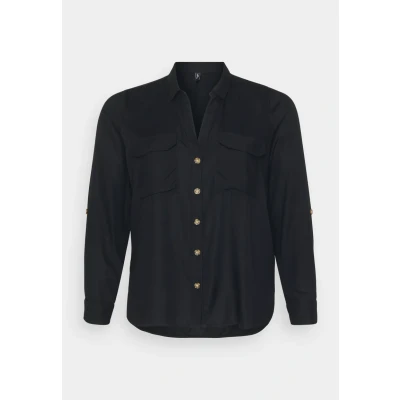 Abbildung von Vero Moda Curve Vmbumpy Shirt NEW Tunika, Damen, Größe: 48, Black