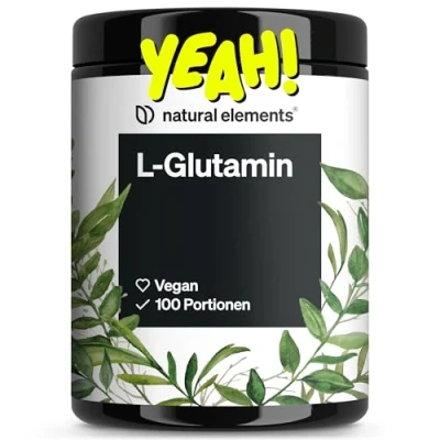 Abbildung von L Glutamin Pulver 500g reines geschmacksneutral vegan, hochdosiert, ohne Zusätze in Deutschland entwickelt