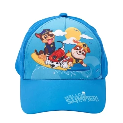 Abbildung von Paw Patrol Kappe für Jungen Hello Summer Kinder Cap Basecap Baseballkappe Sonnenschutz verstellbar Blau