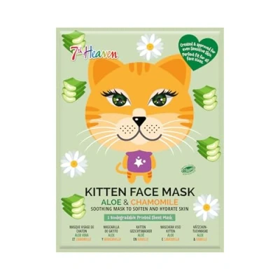 Abbildung von 7Thheaven Mascarilla De Tela Animal Mask Gatito 7Th Heaven , 1 Stück (1Er Pack)
