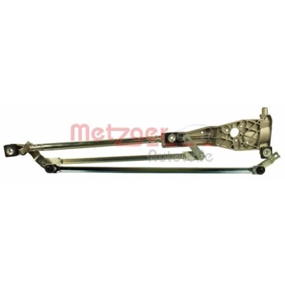 Abbildung von METZGER 2190181 Scheibenwischergestänge für Linkslenker vorne ohne Elektromotor, mit Antriebsstangen FORD: Focus Mk1 Hatchback, Saloon