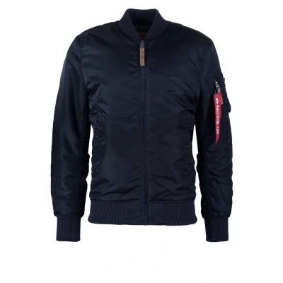 Abbildung von Alpha Industries MA1 VF 59 LONG Bomberjacke, Herren, Größe: Large, Republica blue