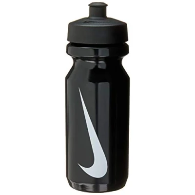 Abbildung von Nike 9341/2 Big Mouth Water Bottle Trinkflasche, Black/White, 650 ml