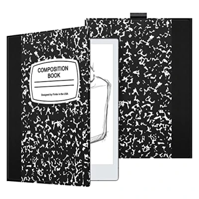 Abbildung von Fintie Hülle für Remarkable 2 Digital Paper Tablet 10.3 Zoll 2020, Hochwertiges PU Material Leichtes Buch Folio Cover mit Stifthalter, Nicht fit 1, Notizblock