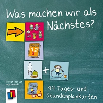 Abbildung von Was machen wir als Nächstes?: 99 Tages und Stundenplankarten