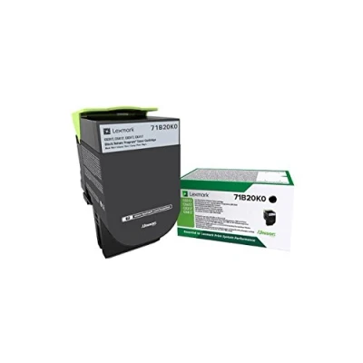 Abbildung von Lexmark 71B20K0 Rückgabe Tonerkassette Schwarz