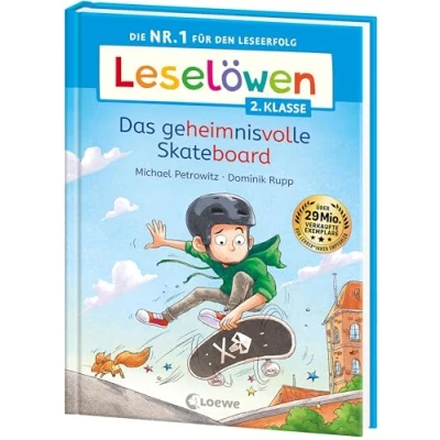 Abbildung von Leselöwen 2. Klasse Das geheimnisvolle Skateboard: Die Nr. 1 für den Leseerfolg Mit Leselernschrift ABeZeh Erstlesebuch Kinder ab 7 Jahren