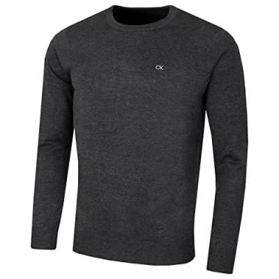 Abbildung von Calvin Klein Herren mit Rundhalsausschnitt Sweater Charcoal Marl XL