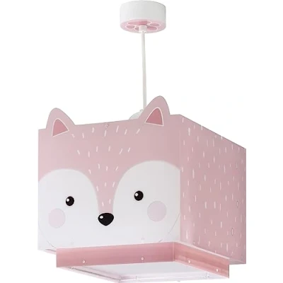 Abbildung von Dalber kinderlampe Pendelleuchte Hängelampe Little Fox Fuchs Tiere, Rose