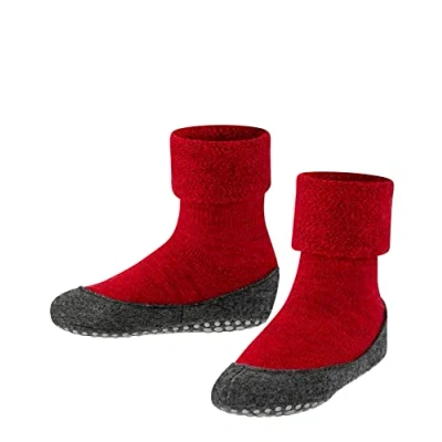 Abbildung von Falke Cosyshoe Homesocks WOOLMIX, Silicon GRIP Socken für Kinder, Größe: 33/34, Rot