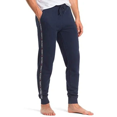 Abbildung von Tommy Hilfiger Herren Jogginghose Sweatpants Lang, Blau (Navy Blazer), S