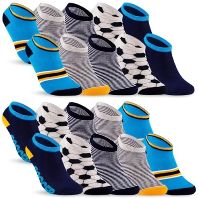 Abbildung von 10 Paar Kinder Sneaker Socken Jungen &amp; Mädchen Baumwolle Kindersocken 56550 (23 26)