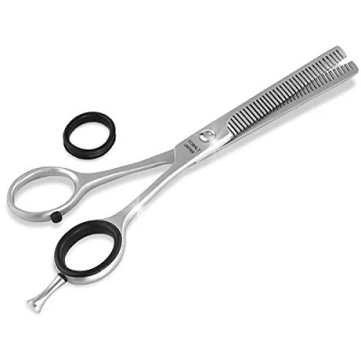 Abbildung von Profi Haarschere Friseurschere Effilierschere Modellierschere Edelstahl Rostfrei Haarschneideschere mit Scharfer Schneide für ein perfekten Haarschnitt (5,5 Zoll/13,97 cm, Professional)