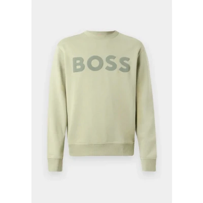 Abbildung von BOSS Sweatshirt, Herren, Größe: Small, Open green