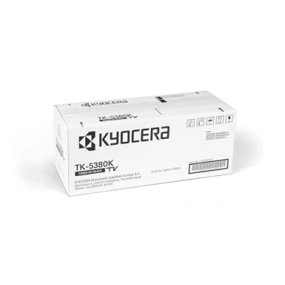 Abbildung von Kyocera TK 5380K Toner Schwarz. Drucker kompatibel für PA4000cx, MA4000cix und MA4000cifx. Original Tonerkartusche bis zu 13000 Seiten