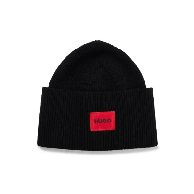 Abbildung von HUGO XAFF Mütze, Größe: One Size, Dark grey
