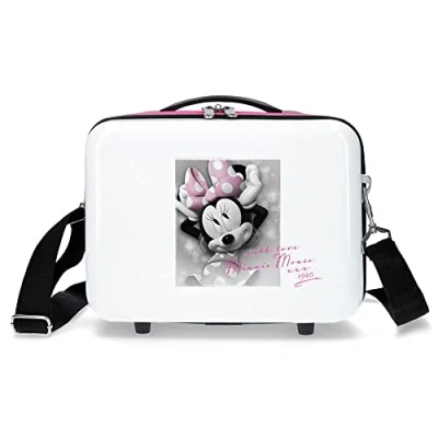 Abbildung von Disney Minnie Style Anpassungsfähiger Schönheitsfall Weiß 29x21x15 cms ABS