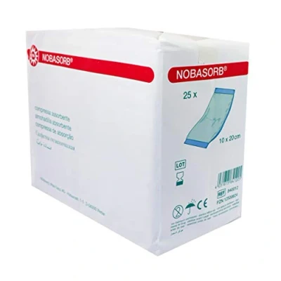 Abbildung von Nobasorb Saugkompressen 10x20 cm