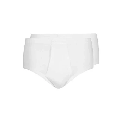 Abbildung von Huber Herren mit Eingriff 2er Pack Slip, WeiÃŸ (Weiss 0500), XL EU