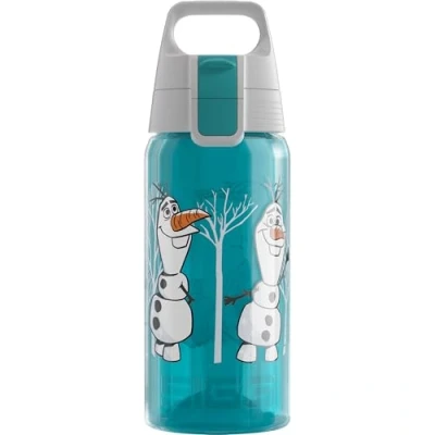 Abbildung von SIGG Trinkflasche Kinder Viva One Disney Frozen Olaf II Für Kohlensäurehaltige Getränke Geeignet Auslaufsicher Spülmaschinenfest BPA frei Sport &amp; Schule Blau 0,5L