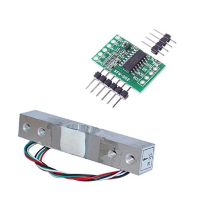 Abbildung von Aihasd Digitale Wägezelle Gewichtssensor 3KG Tragbar Elektronische Küchenwaage + HX711 Wägesensoren Ad modul Für arduino