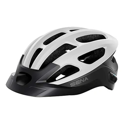 Abbildung von Sena R1 EVO Smart Fahrradhelm (Matte White, M)