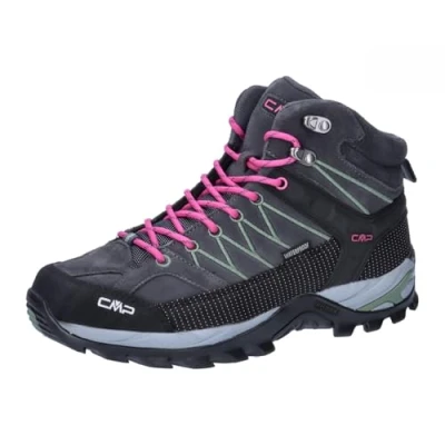 Abbildung von CMP Damen Rigel Mid Wmn Trekking Shoes Wp Traillaufschuh, Anthrazit Mineral Green, 39 EU