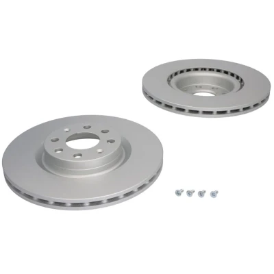 Abbildung von FERODO PREMIER DDF1298C Bremsscheibe 284 22 4 Belüftet beschichtet mit Schrauben FIAT: Grande Punto Hatchback, Evo Hatchback