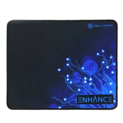 Abbildung von Enhance Großes Gaming Mauspad XL Große Mausmatte, Anti Fray Nähte, rutschfeste Gummibasis, hochpräzises Tracking Voltaic Serie (Blau)