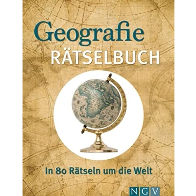 Abbildung von Geografie Rätselbuch: In 80 Rätseln um Die Welt Geschenkidee für Landkarten Fans und Geographie Liebhaber