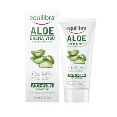 Abbildung von Bio Gesichtscreme aloe creme per il Gesicht antiaging e antirughe 50ml