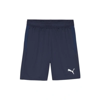 Abbildung von Puma kurze Sporthose, Herren, Größe: Medium, Dunkelblauweissblau