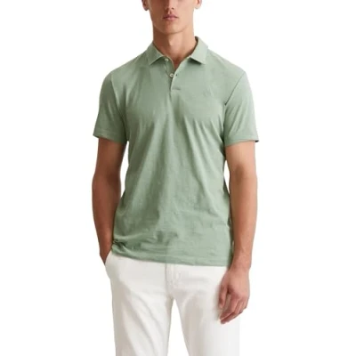 Abbildung von Marc O&#039;Polo Short Sleeve Embroidery Poloshirt, Herren, Größe: XL, Luscious moss