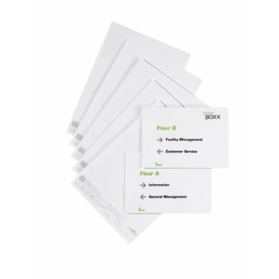 Abbildung von Durable Einsteckschild für Türschilder Info Sign und Click Sign, 210 x 148,5 mm, Beutel à 10 Stück, weiß, 485502