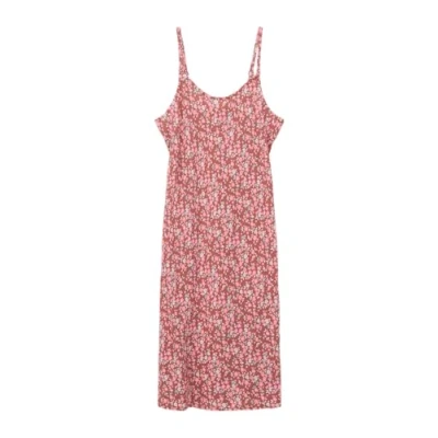 Abbildung von s.Oliver Kurzes Kleid mit floralem Muster rubinrot 140