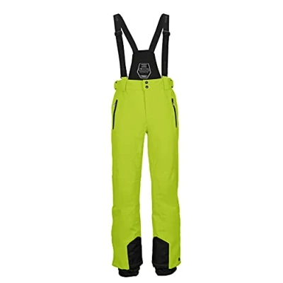 Abbildung von Killtec Herren Funktionshose/Skihose mit abnehmbaren Trägern, Kantenschutz und Schneefang Enosh, frühlingsgrün, L