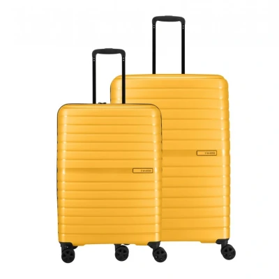 Abbildung von Travelite Trient 4w L/M Gelb 76542 89 Koffer mit 4 Rollen Kofferset