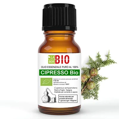 Abbildung von ZypressenÖl Bio Ätherisches Öl 100% Reines 10 ml Aromatherapie Kosmetik Therapeutische Laborbio