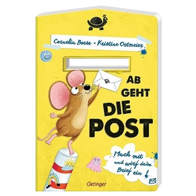 Abbildung von ab geht die Post: Mach mit und wirf den Brief ein!. Briefkastenbuch zum Mitmachen für Kinder 2 Jahren