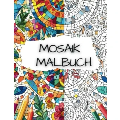 Abbildung von Mosaik Malbuch: Fantastische Tiere, faszinierende Schiffe und mehr zum Ausmalen, Kreative Muster Ausmalen für Kinder Erwachsene, Mandalas,