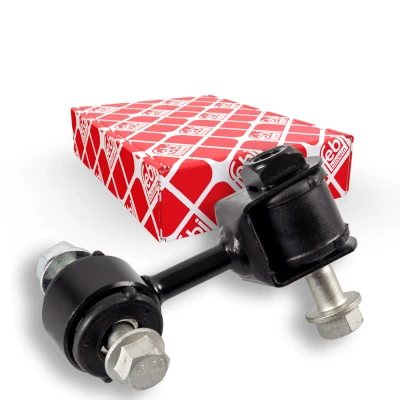 Abbildung von febi BILSTEIN 34757 Koppelstange Vorderachse links 75 M10 x 1,25 Plus mit Anbaumaterial Stahl schwarz TOYOTA: Hiace 4 Bus