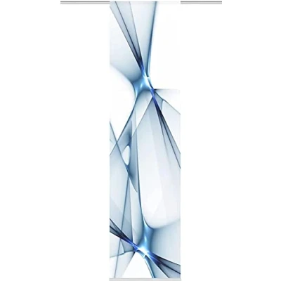 Abbildung von Home fashion Franklin Schiebevorhang, Canvas, Blau, 245X60 cm