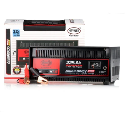 Abbildung von HEYNER AkkuEnergy Pro 932280 Batterieladegerät mit Starthilfe 22A 12V 30 225Ah