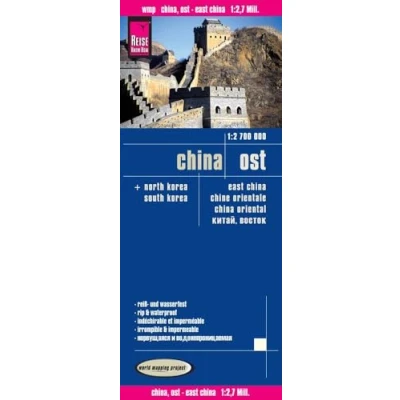 Abbildung von Reise Know How Landkarte China, Ost (1:2.700.000): World Mapping project: Project. + North Korea, South Korea. Reiß und wasserfest