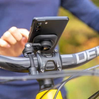 Abbildung von Bike Bundle Universal Interface SPC+ Universalhandyhalter fürs Fahrrad Adapter für SP Connect Zubehör Schwarz Halterungen Kunststoff