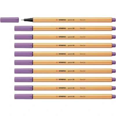 Abbildung von STABILO Fineliner point 88 10er Pack grauviolett