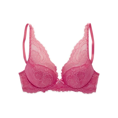 Abbildung von Lascana Schalen Triangel BH, Damen, Größe: 90B, Pink