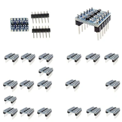 Abbildung von 4 Kanäle IIC I2C Logik Level Konverter Bi Direktional Modul Pegel Wandler Logic Converter Shifter 3,3V 5V kompatibel (20)